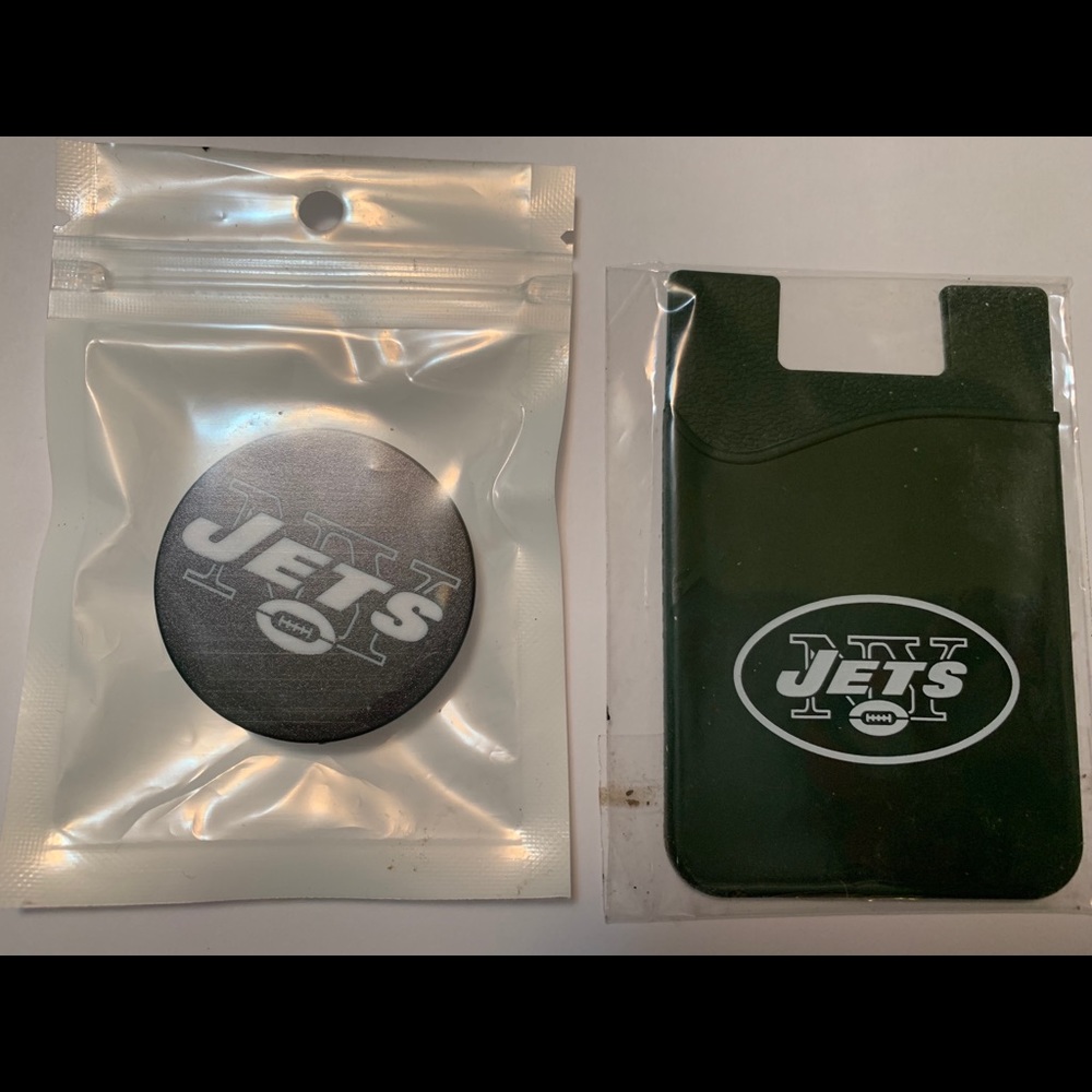 COPY - New York Jets pop socket phone accessories NWT